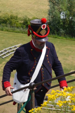 frenchinfantrymanonthestairwayleadingtolionsmound.jpg
